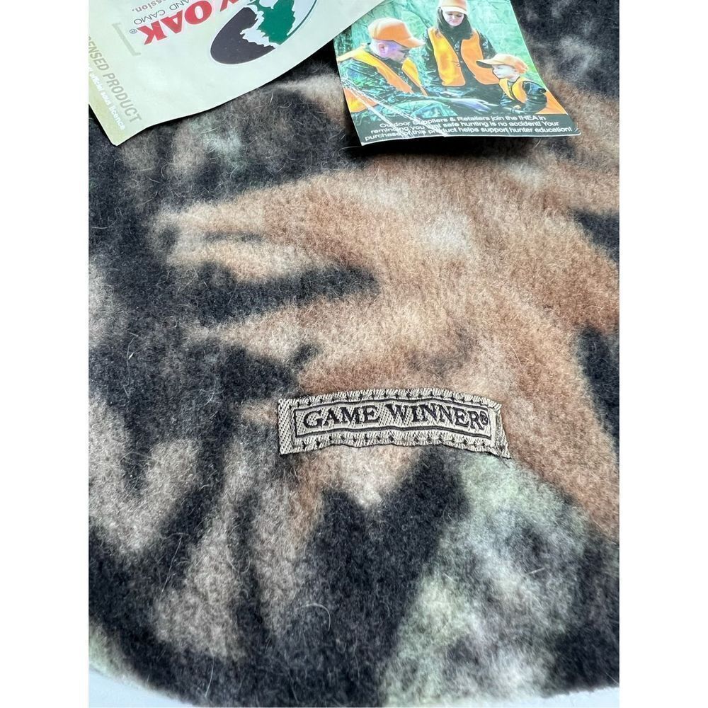 NWT Mossy Oak Fleece Face Mask Brown Duck Lined - Picture 3 of 9